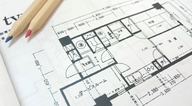 マンション室内の図面
