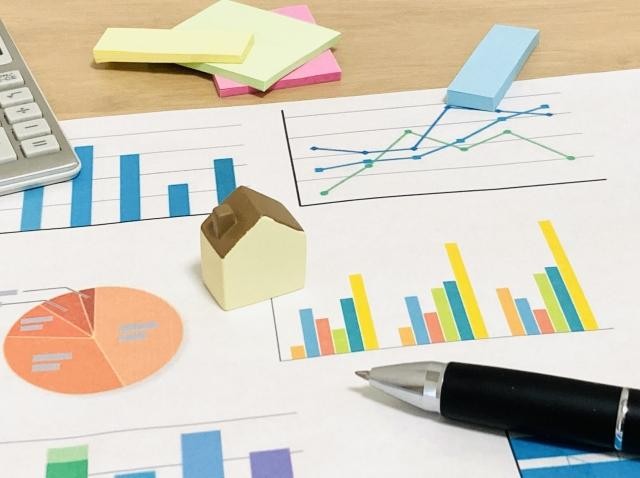 不動産の入居率をチェックするイメージ 