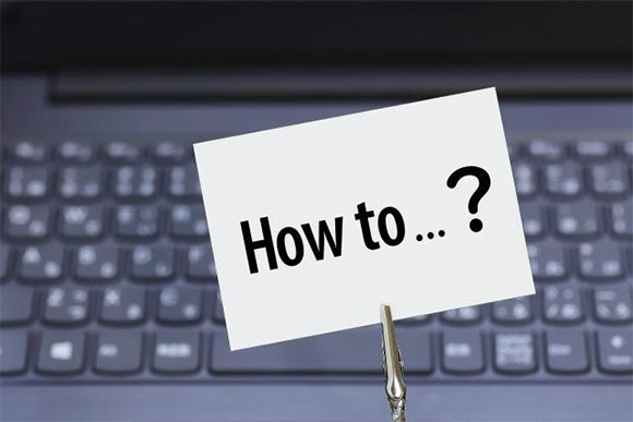 How toの文字とパソコン